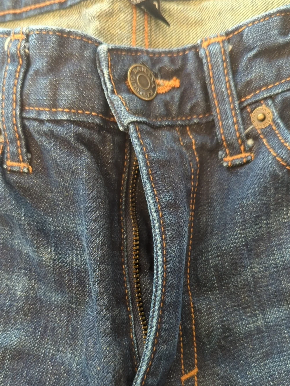 Banana Republic 100% Cotton Slim Fit Men's Indigo Straight Jeans 32/30